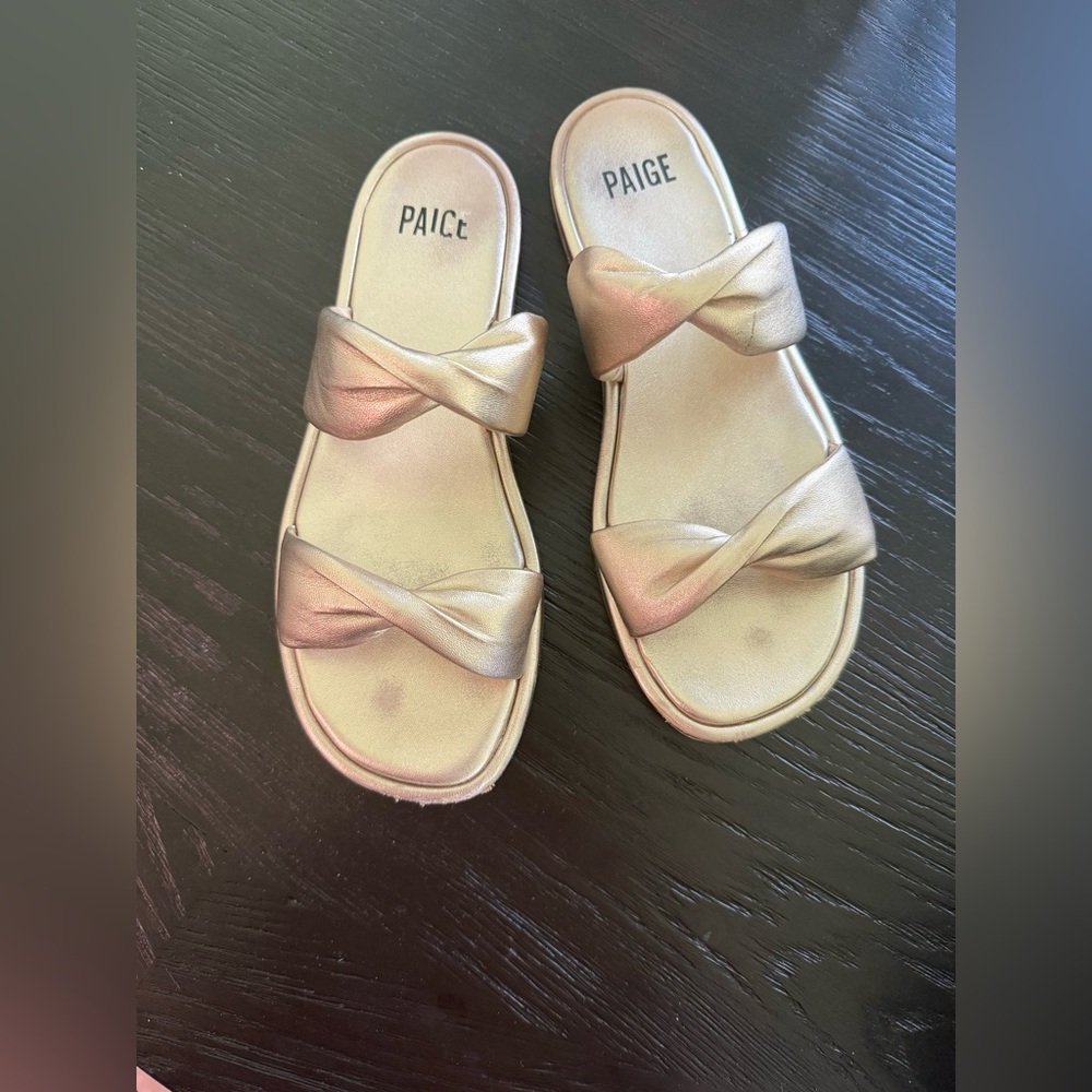 PAIGE Light Gold Women's Sandals